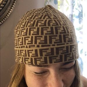 fendi monogram beanie